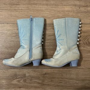 Disney Elsa boots toddler size 9 10 costume shoes